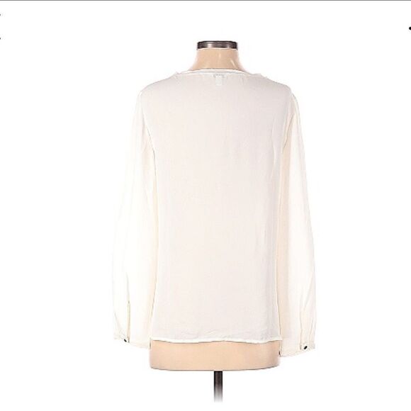 🌟Calvin Klein White Long Sleeve Blouse - Picture 2 of 2
